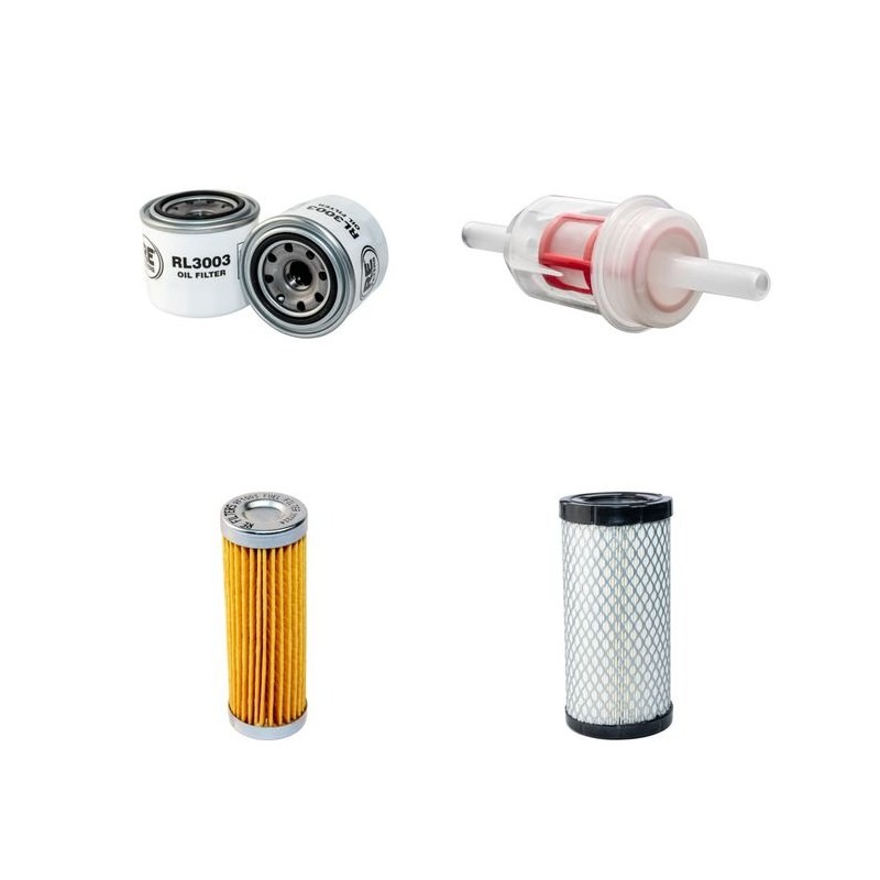 KIOTI CK 22 Filter Service Kit Air Oil Fuel Filters w/DAEDONG 3DC2LL927D75 Eng.   YR  2004-