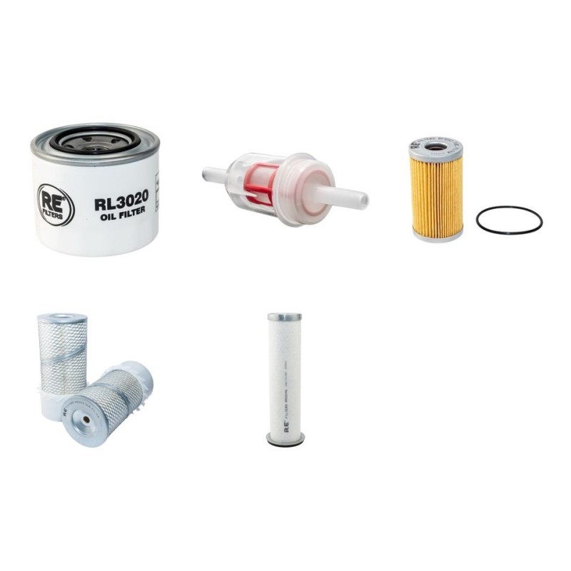 Kioti Tractor  DK450L Filter Service Kit - Air, Oil, Fuel Filters