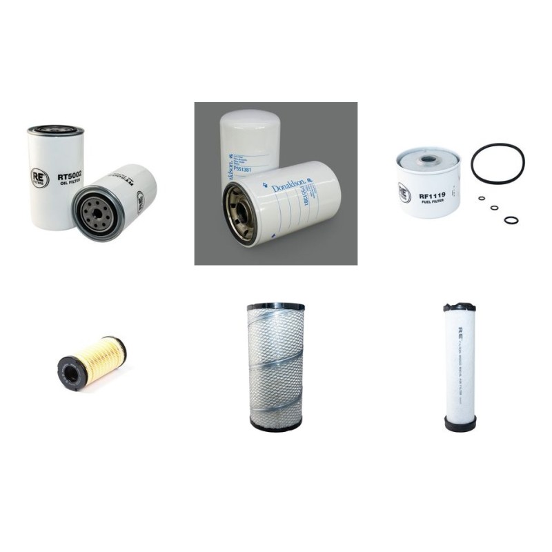 Kioti Tractor  DX7510  Filter Service Kit - Air, Oil, Fuel Filters 2013-