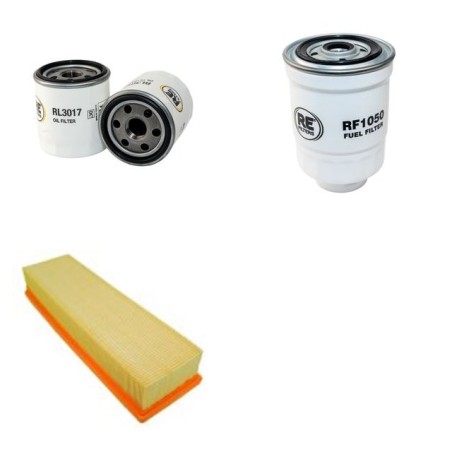 KIPOR KDE 19 EA/STA Filter Service Kit w/ KM376AG Eng.     16.7KWA