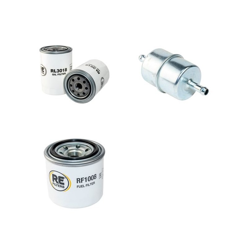 KNIKMOPS KM 250 Filter Service Kit Air Oil Fuel Filters w/Kubota V2403EU1 Eng.