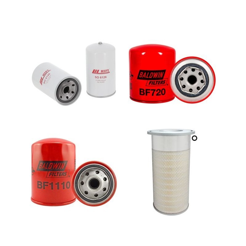 KOBELCO 7045 Filter Service Kit Air Oil Fuel Filters w/Mitsubishi  Eng.