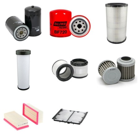KOBELCO E 235 SR Filter Service Kit w/Mitsubishi 6D34 Eng.   YR  01.05-