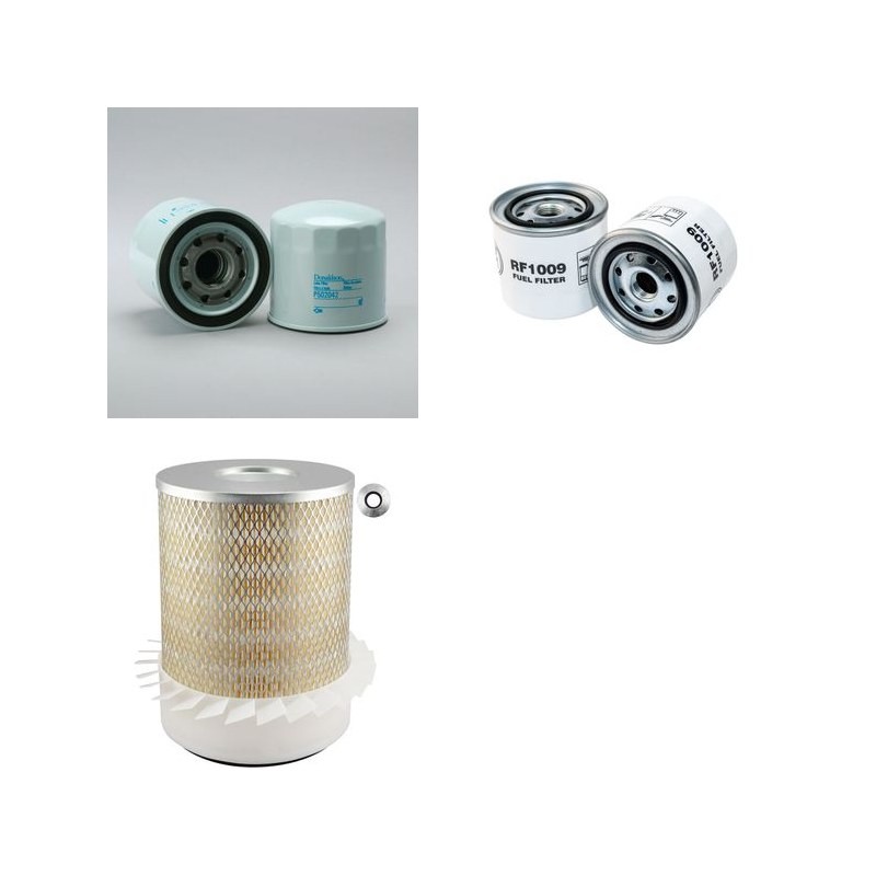 KOBELCO K 904 MARK II Filter Service Kit Air Oil Fuel Filters w/ISUZU 4BD1T Eng.