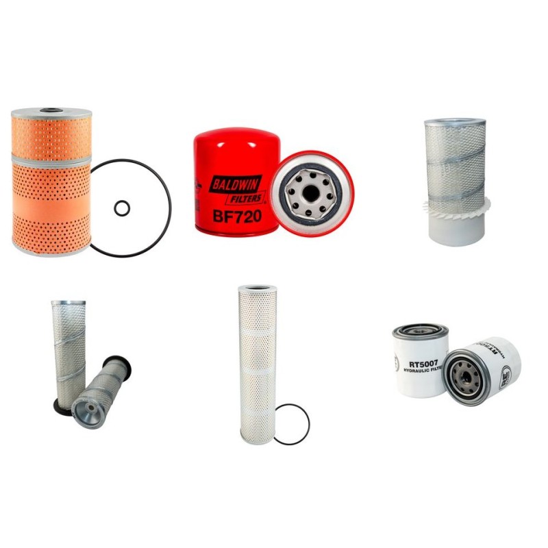 Filter kit for Kobelco K907D with Mitsubishi 6D14T Engine