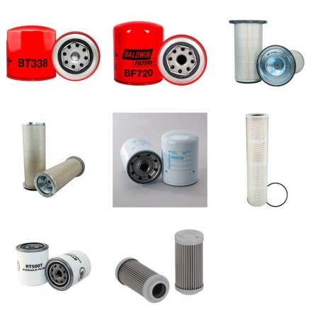 Filter kit for Kobelco K 907 MARK II with Mitsubishi Engine