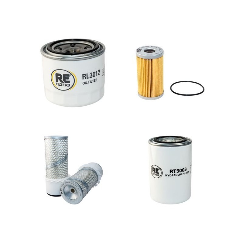 Filter kit for Kobelco SK027 with Yanmar 3TN84L Engine
