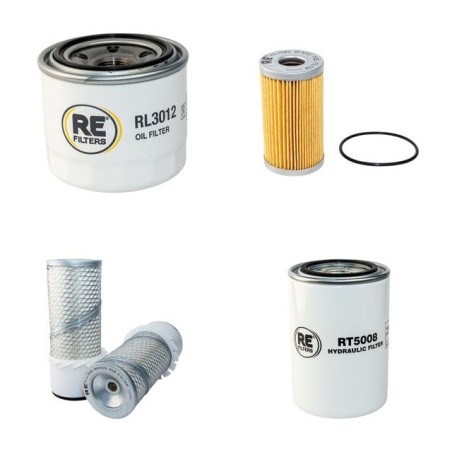 Filter kit for Kobelco SK027 with Yanmar 3TN84L Engine