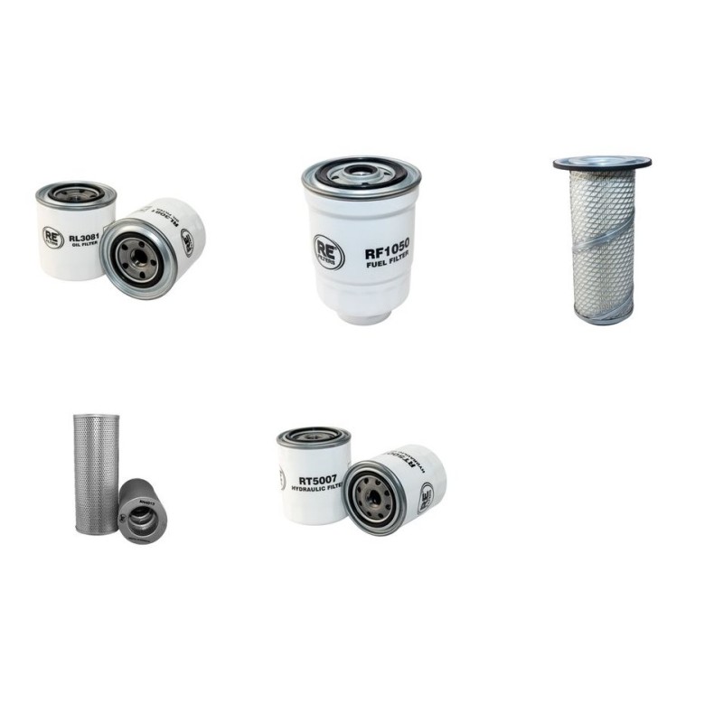 KOBELCO SK 045 II Filter Service Kit w/Mitsubishi K4N Eng.