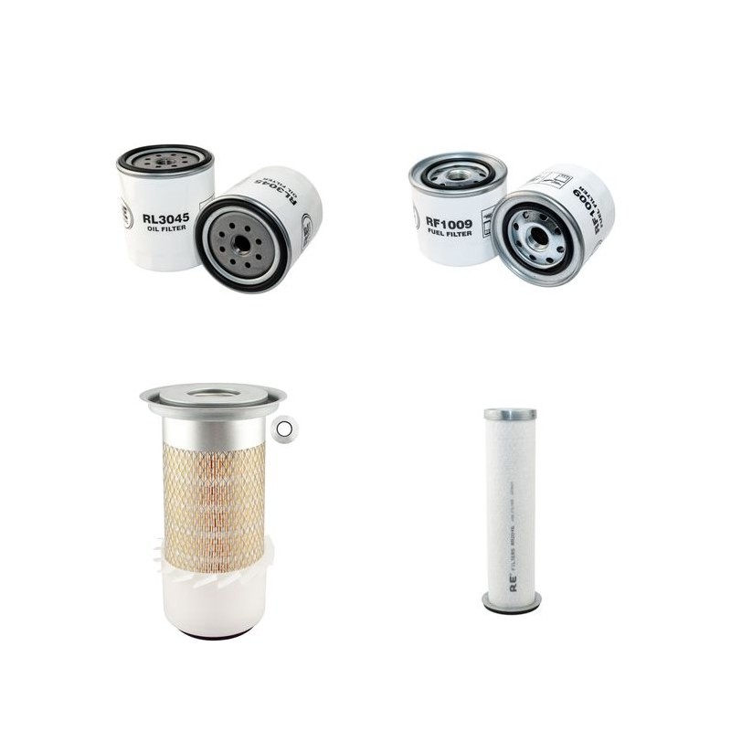 KOBELCO SK 060 III Filter Service Kit Air Oil Fuel Filters w/ISUZU 4JB1 Eng.