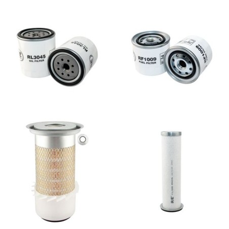 KOBELCO SK 060 III Filter Service Kit Air Oil Fuel Filters w/ISUZU 4JB1 Eng.