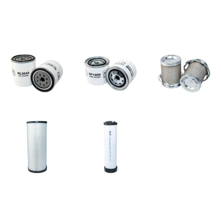 KOBELCO SK 070 Filter Service Kit w/Isuzu 4JB1 Eng. Air, Oil, Fuel Filters Yr -2004