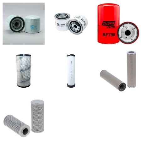 KOBELCO SK 100 V Filter Service Kit w/Isuzu 4Bg1 Eng.