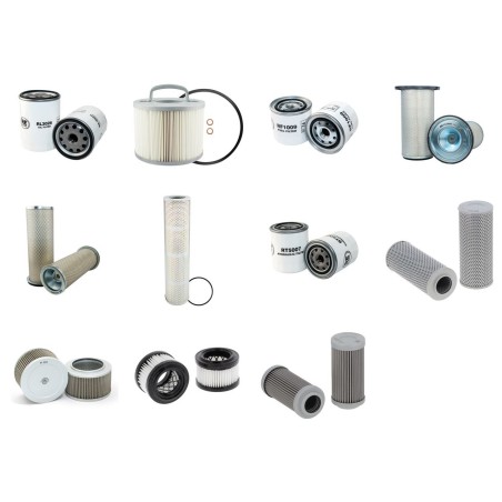 Filter kit for Kobelco SK120III with Isuzu 4BD1-T Engine