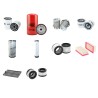 KOBELCO SK 135 SR/LC Filter Service Kit w/ISUZU 4BG1 Eng.   YR  2005-