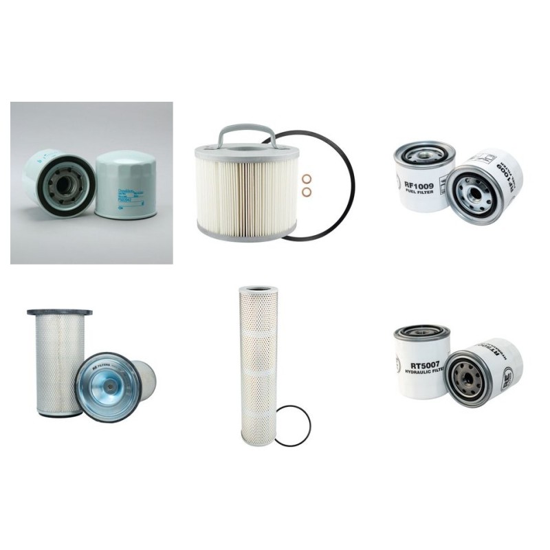 Filter kit for Kobelco SK150III with Isuzu 4BD1T Engine
