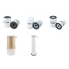 Filter kit for Kobelco SK160IVLC Air Oil Fuel Filters with Cummins 4BTA3.9 Engine