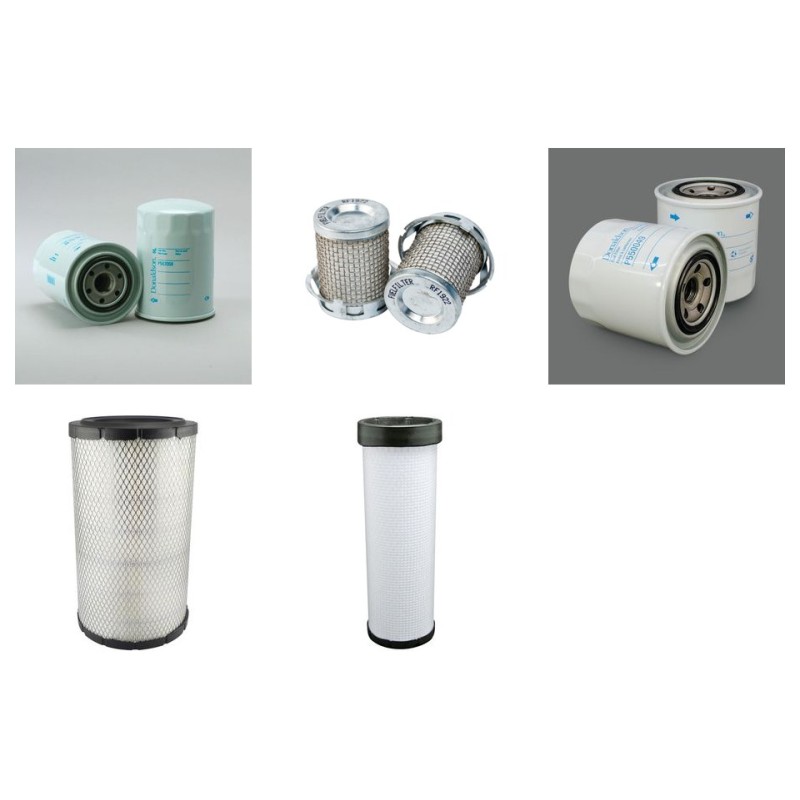 KOBELCO SK 170 LC Filter Service Kit Air Oil Fuel Filters w/Mitsubishi 4D34-TLU2A Eng.   YR  2003-