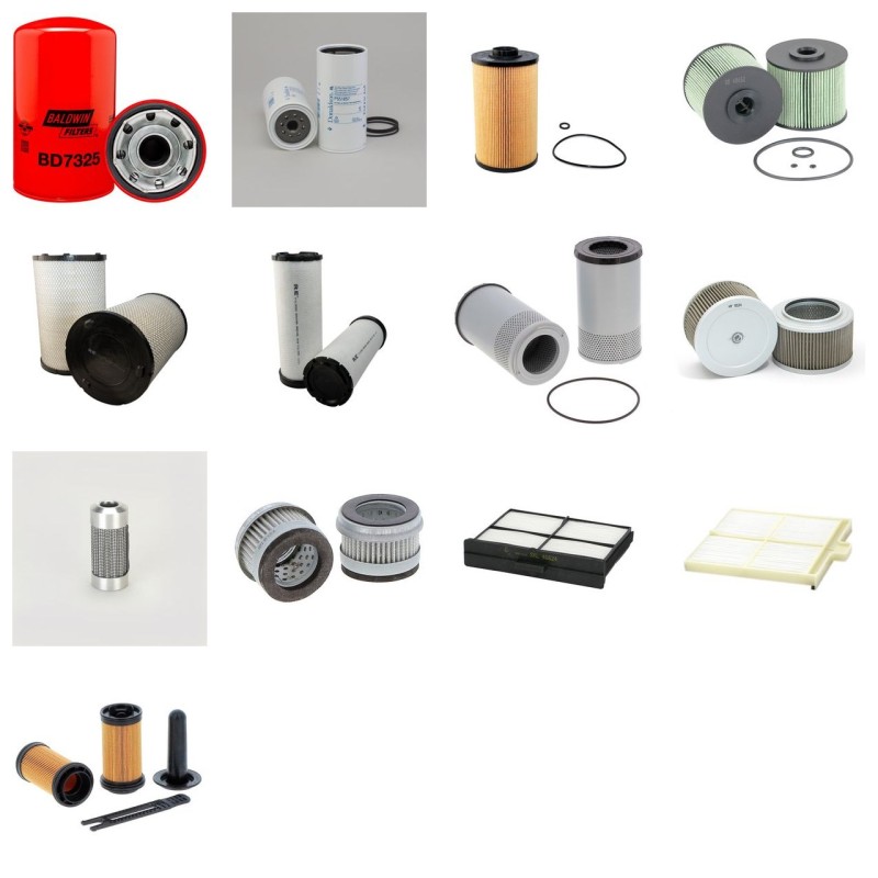 Filter kit for Kobelco SK210-10LC/NLC with Hino J05EUM-KSSC Engine