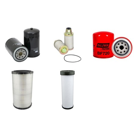 Filter kit for Kobelco SK210-6E with Mitsubishi 6D34-TLU2D Engine Serial No YN09-35146- Year 2005-