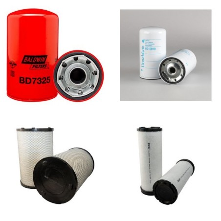 KOBELCO SK 230 SRLC 3 Filter Service Kit Air Oil Fuel Filters w/HINO  Eng.   YR  2015