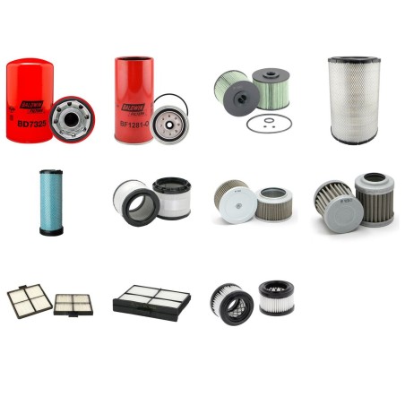 KOBELCO SK 260 LC-9 Filter Service Kit w/HINO J05E-TK Eng. SN  LL14-08003-