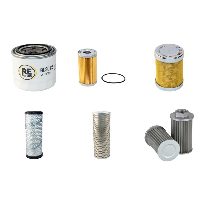 KOBELCO SK 30 SR Filter Service Kit w/Yanmar 3Tne82A Eng. SN PX05600-