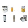 KOBELCO SK 30 SR Filter Service Kit w/Yanmar 3Tne82A Eng. SN PX05600-