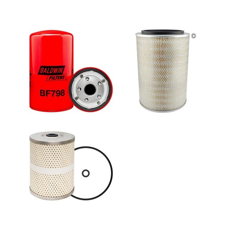 Filter kit for Kobelco SK300 with Mitsubishi Engine