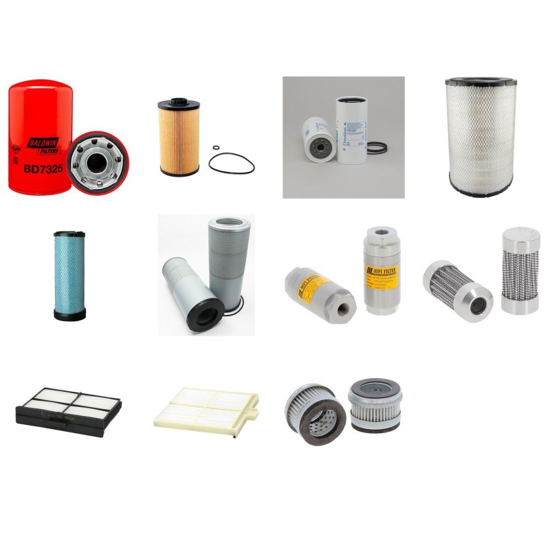 KOBELCO SK 350-10 LC Filter Service Kit w/HINO JO8EVV-KSDK Eng.     290CH