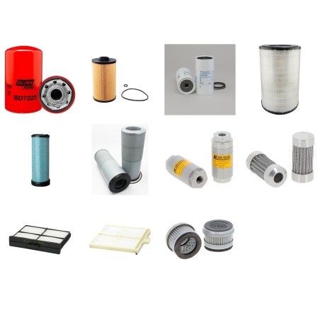 KOBELCO SK 350-10 LC Filter Service Kit w/HINO JO8EVV-KSDK Eng.     290CH