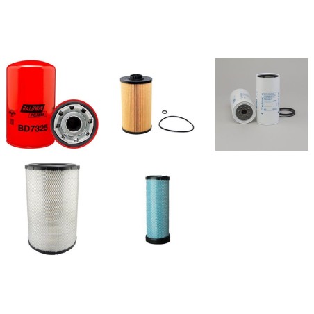 KOBELCO SK 350-10 LC Filter Service Kit Air Oil Fuel Filters w/HINO JO8EVV-KSDK Eng.     290CH