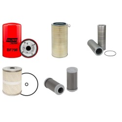 Filter kit for Kobelco SK400 with Mitsubishi Engine