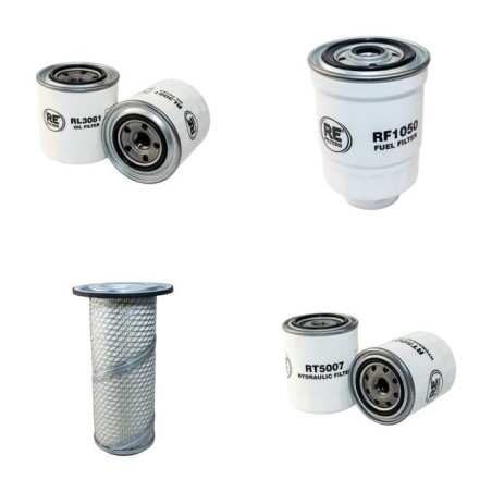 Filter kit for Kobelco SK45SR with Mitsubishi K4N-D31Ysa Engine