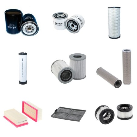 Filter kit for Kobelco SK70SR with Isuzu 4Jb1 Engine 2005-