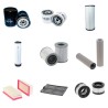 Filter kit for Kobelco SK70SR with Isuzu 4Jb1 Engine 2005-