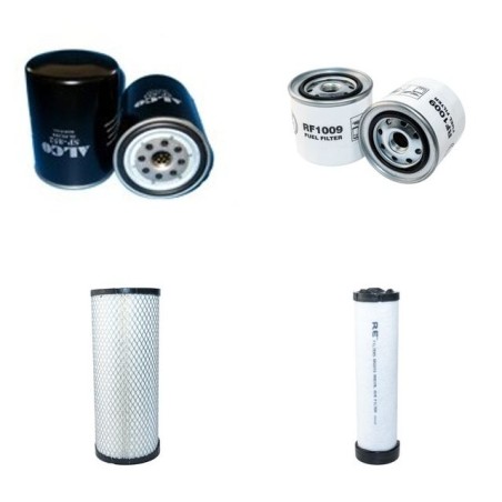 KOBELCO SK 70 SR Filter Service Kit Air Oil Fuel Filters w/ISUZU 4JB1 Eng.   YR  2005-