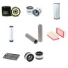 Filter kit for Kobelco SK70SR with Isuzu 4JB1 Engine Year -2004