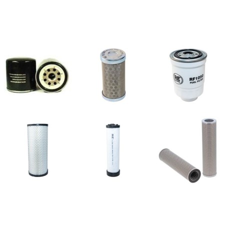 KOBELCO SK 75 UR Filter Service Kit w/Isuzu A4Jb1.Pya Eng.