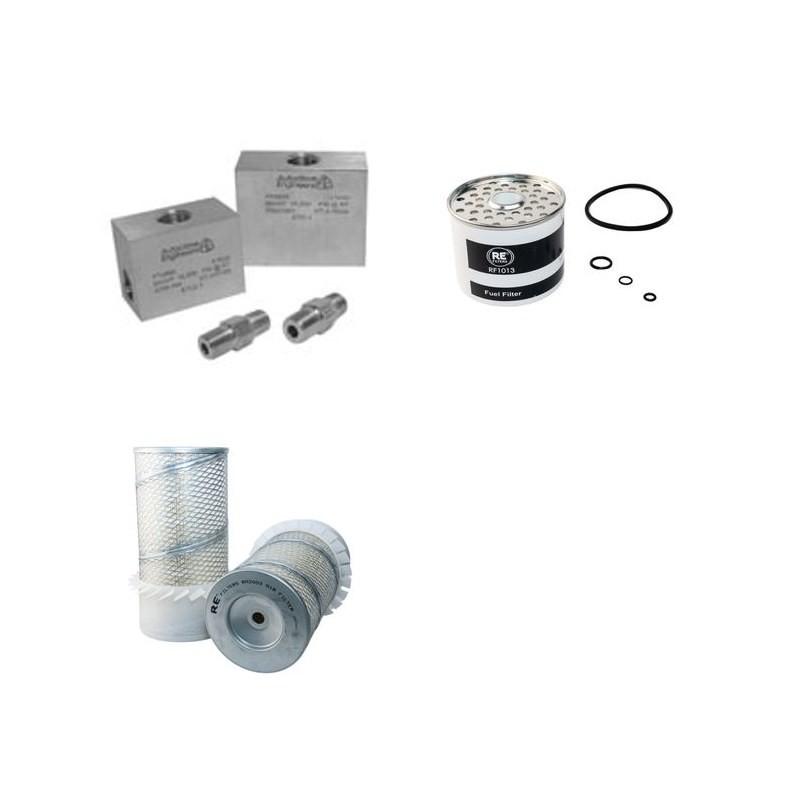 KOCKUM 836-46 Filter Service Kit Air Oil Fuel Filters w/Perkins  Eng.