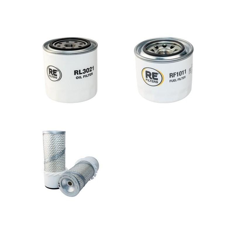 KOEHRING 1350 Filter Service Kit Air Oil Fuel Filters w/Kubota  Eng.