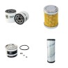 AUSA 85 AHA Filter Service Kit Air Oil Fuel Filters w/Perkins 4H3XL954SSV Eng.   YR  2005-