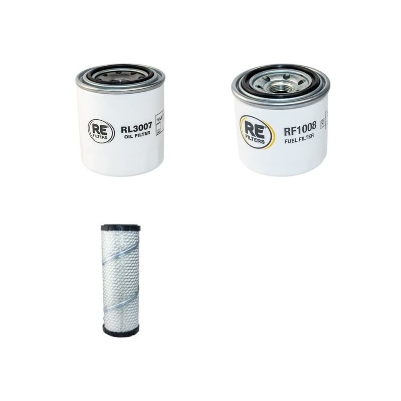 AUSA C 150 H Filter Service Kit Air Oil Fuel Filters w/Kubota V1505 Eng.