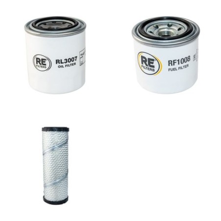AUSA C 150 H Filter Service Kit Air Oil Fuel Filters w/Kubota V1505 Eng.