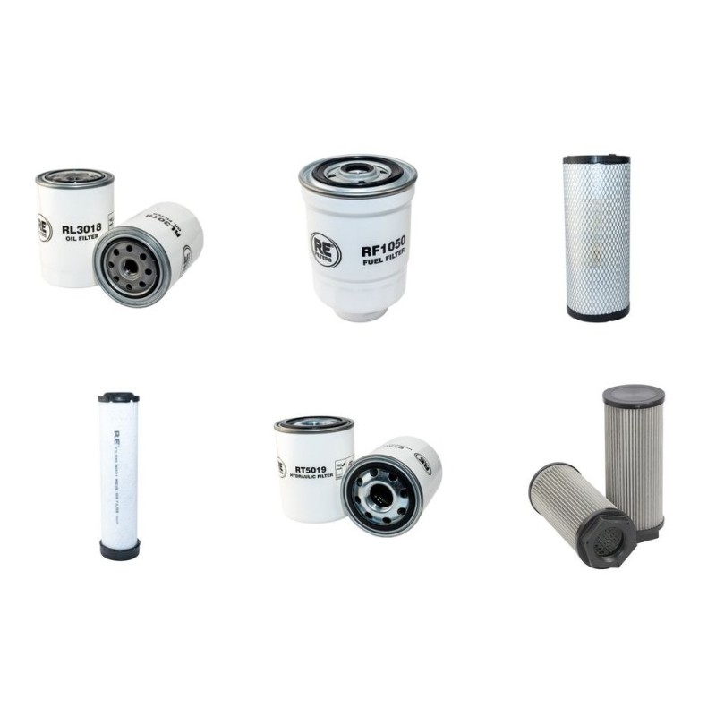 AUSA C 300 HI Filter Service Kit w/Kubota V2403 Eng.   YR  2012-