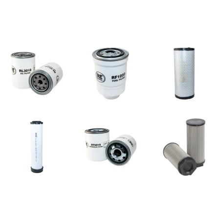 AUSA C 300 HI Filter Service Kit w/Kubota V2403 Eng.   YR  2012-