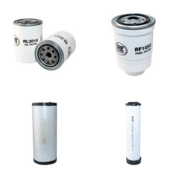 AUSA C 300 HI Filter Service Kit Air Oil Fuel Filters w/Kubota V2403 Eng.   YR  2012-