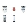 AUSA C 500 H Filter Service Kit Air Oil Fuel Filters w/Kubota V3600T-ET02B Eng.   YR  2014