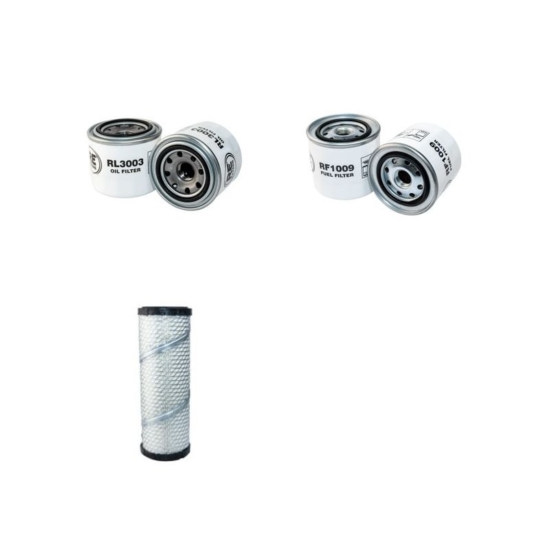 AUSA CH 150 X4 Filter Service Kit Air Oil Fuel Filters w/ISUZU 3LD1PW07 Eng.