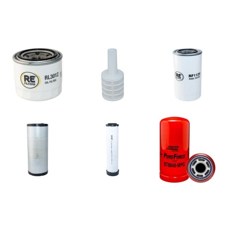 KOMATSU CK 35-1 Filter Service Kit w/KOMATSU S4D98E-2NFE Eng.   YR  2008-